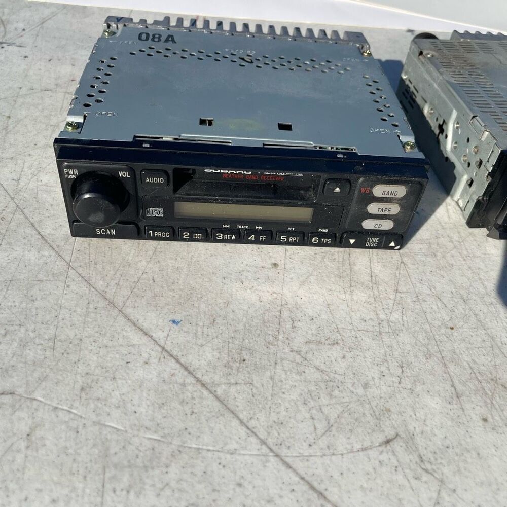 SUBARU LEGACY P120 OEM AM-FM-Cassette Stereo Receiver 00-03 and Alpine CDA-9856